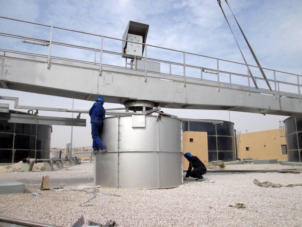 ekoton radial sludge scraper wabra