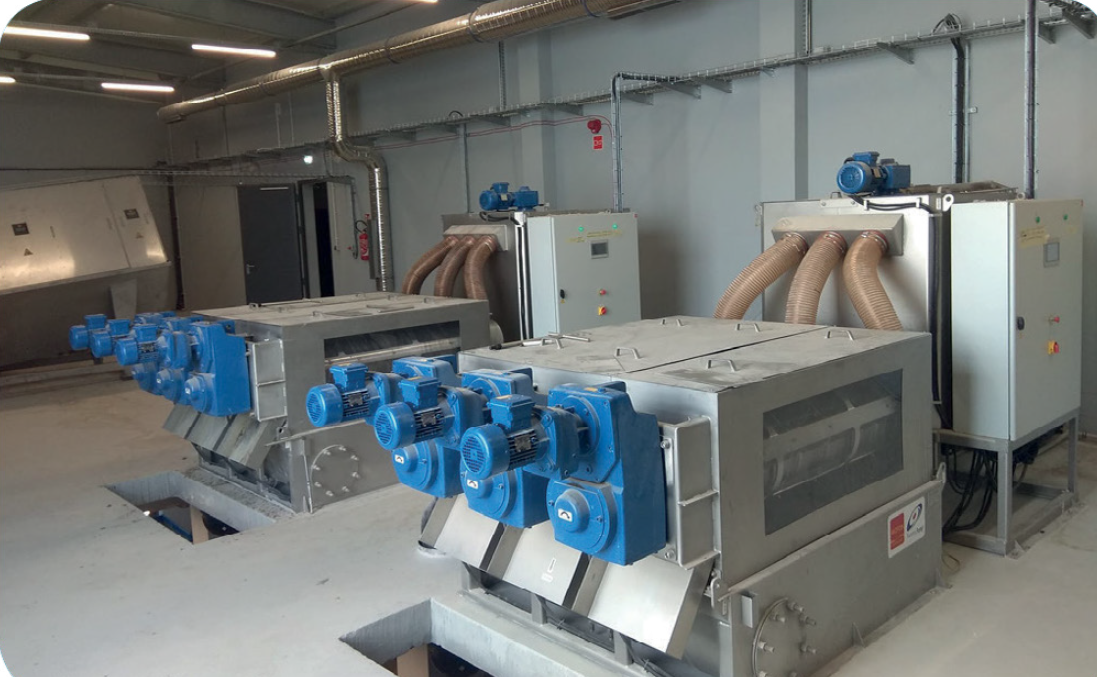 ekoton multi-disk screw press kutno