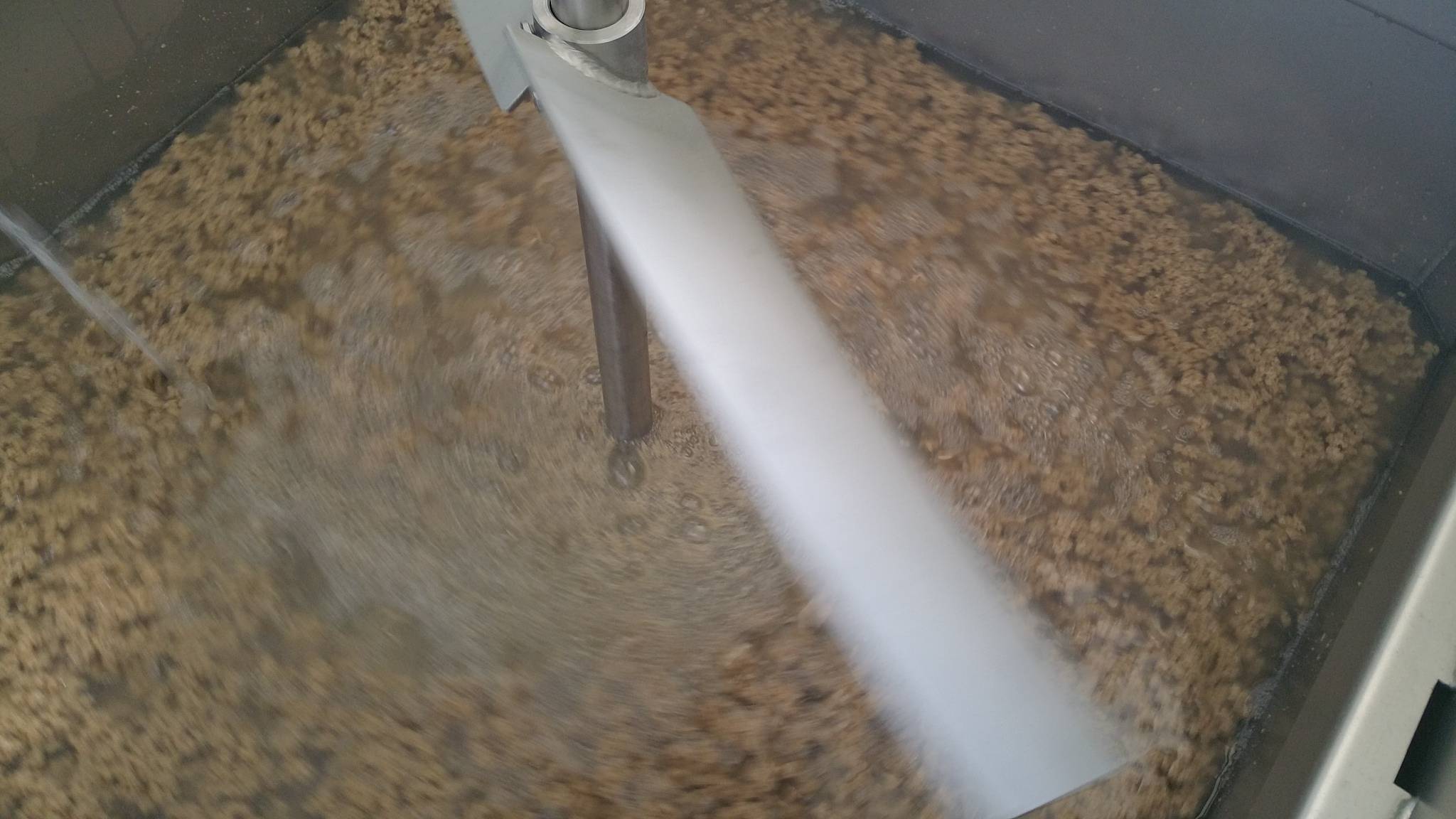 Рис. 5. Сфлокульований осад до ємності перемішування