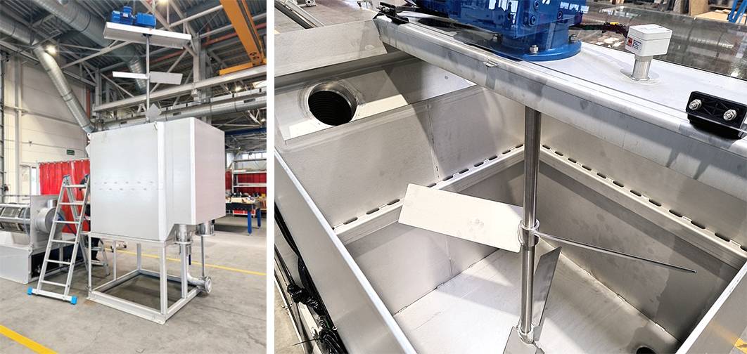 Рис. 7. Однокамерна ємність флокуляції